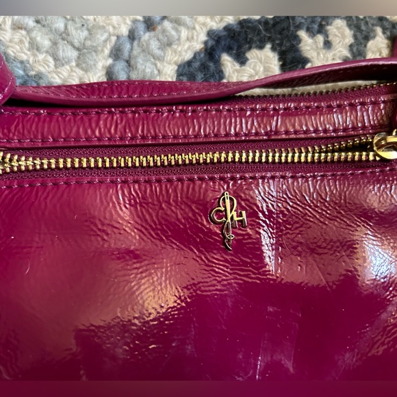Cole Haan Magenta Leather Crossbody Bag - Picture 2 of 6